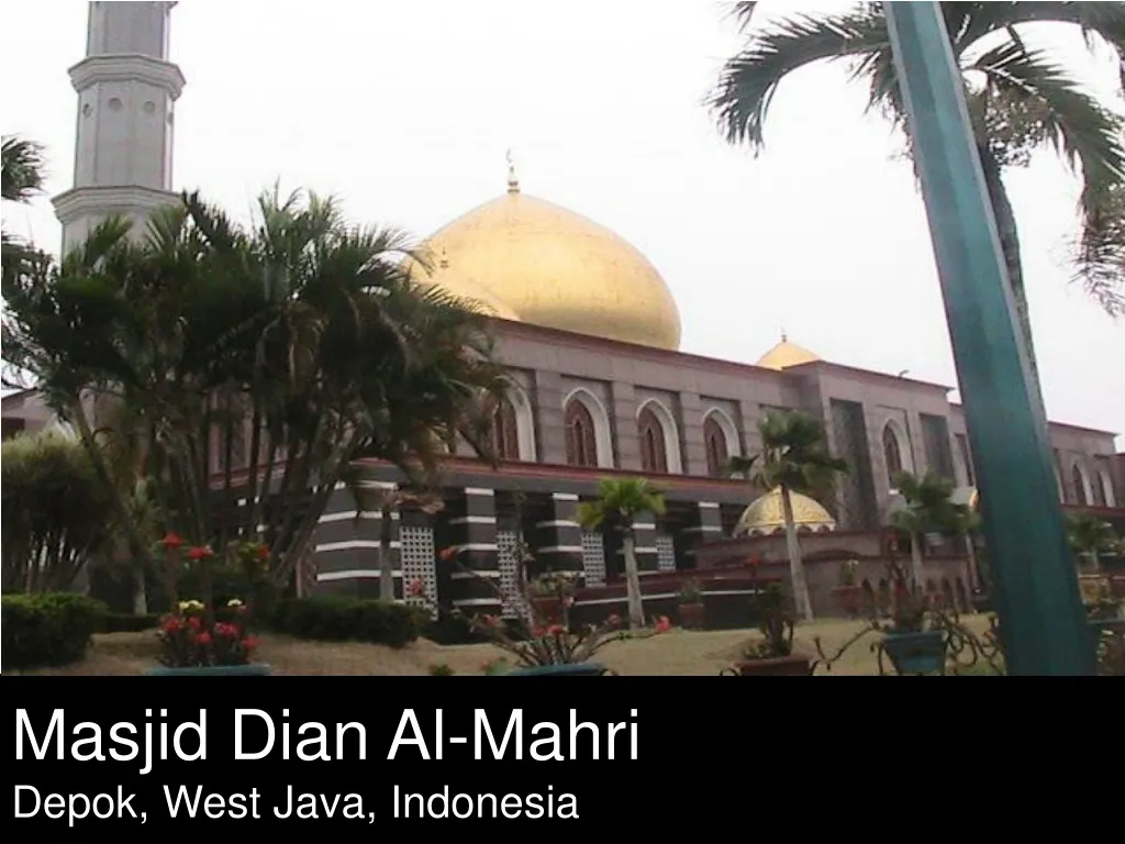 masjid dian al mahri depok west java indonesia