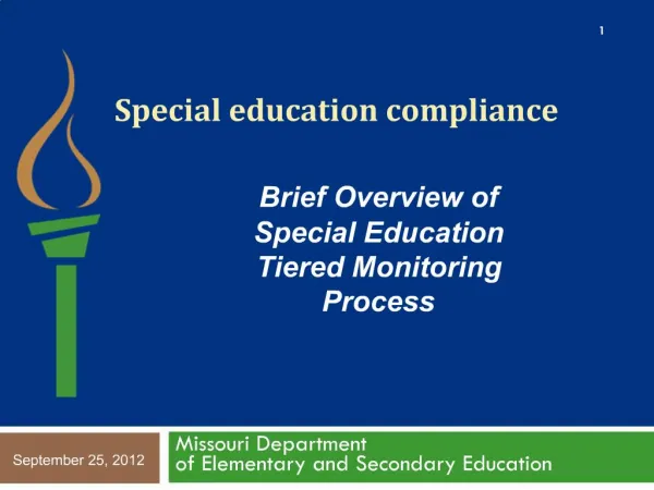Special education compliance