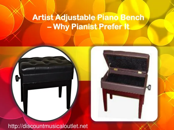 Artist Adjustable Piano Bench – Why Pianist Prefer It