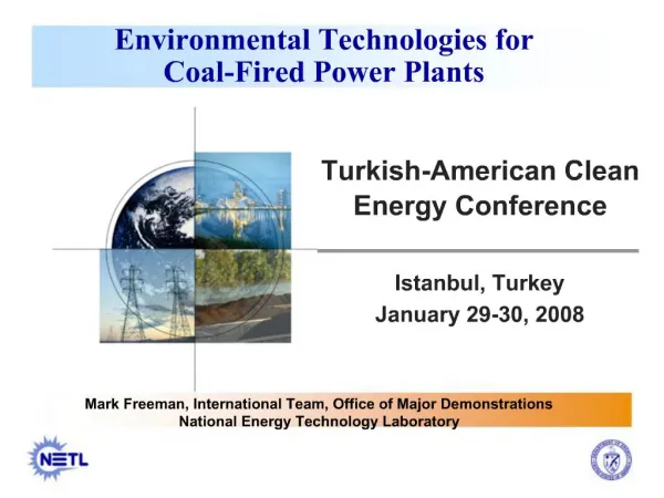 Environmental Technologies for Coal-Fired Power Plants