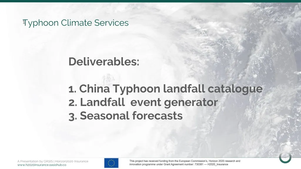 typhoon climate services