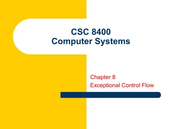 CSC 8400 Computer Systems
