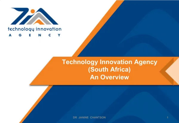 Technology Innovation Agency South Africa An Overview
