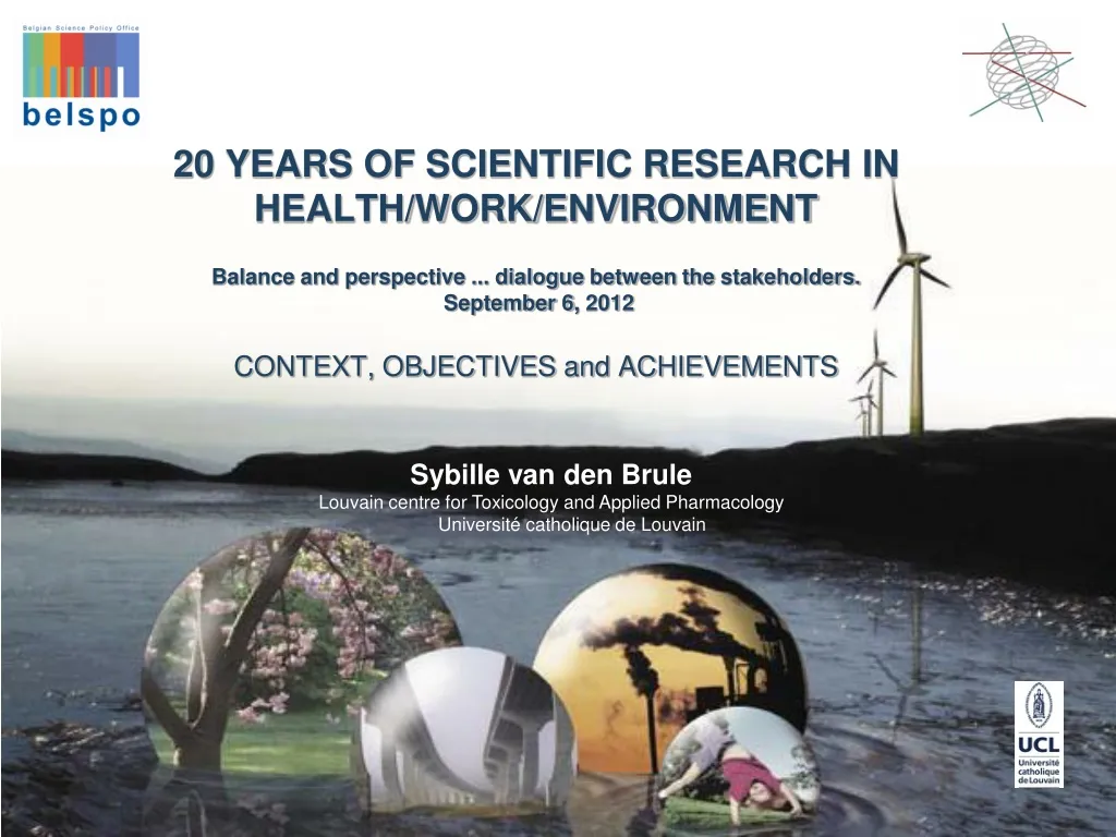 20 years of scientific research in health work