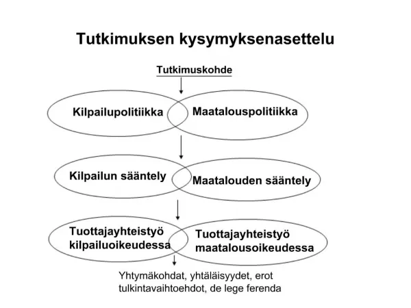 Tutkimuksen kysymyksenasettelu