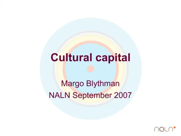 Margo Blythman NALN September 2007