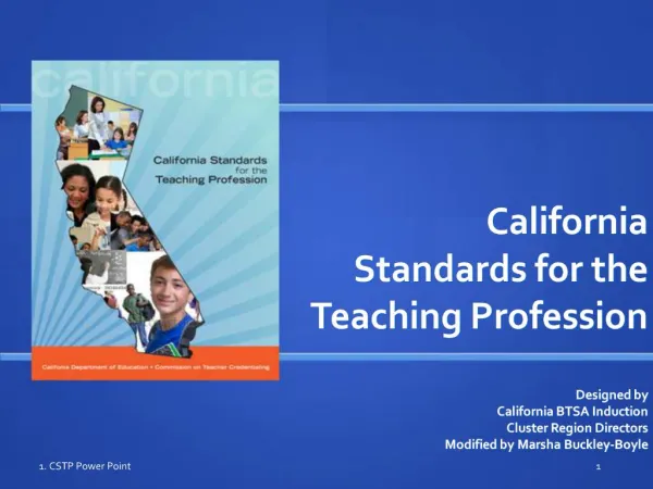 California Standards for the Teaching Profession