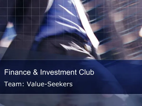Finance Investment Club