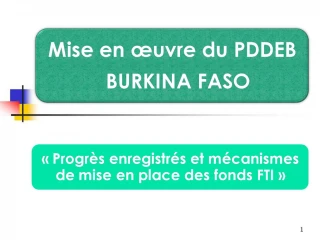 Rappel sur le PDDEB - slide 1