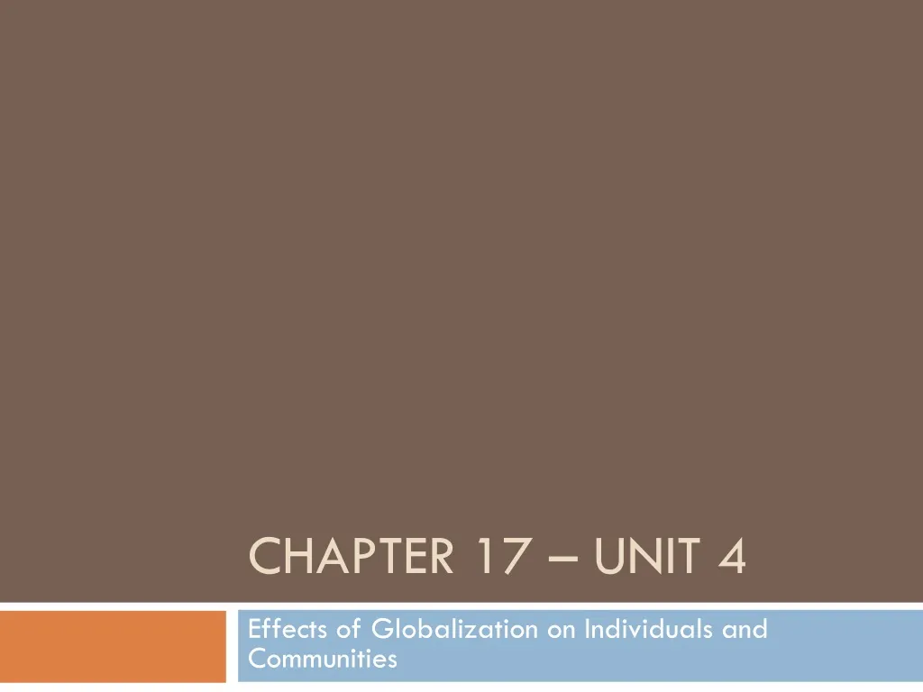 chapter 17 unit 4
