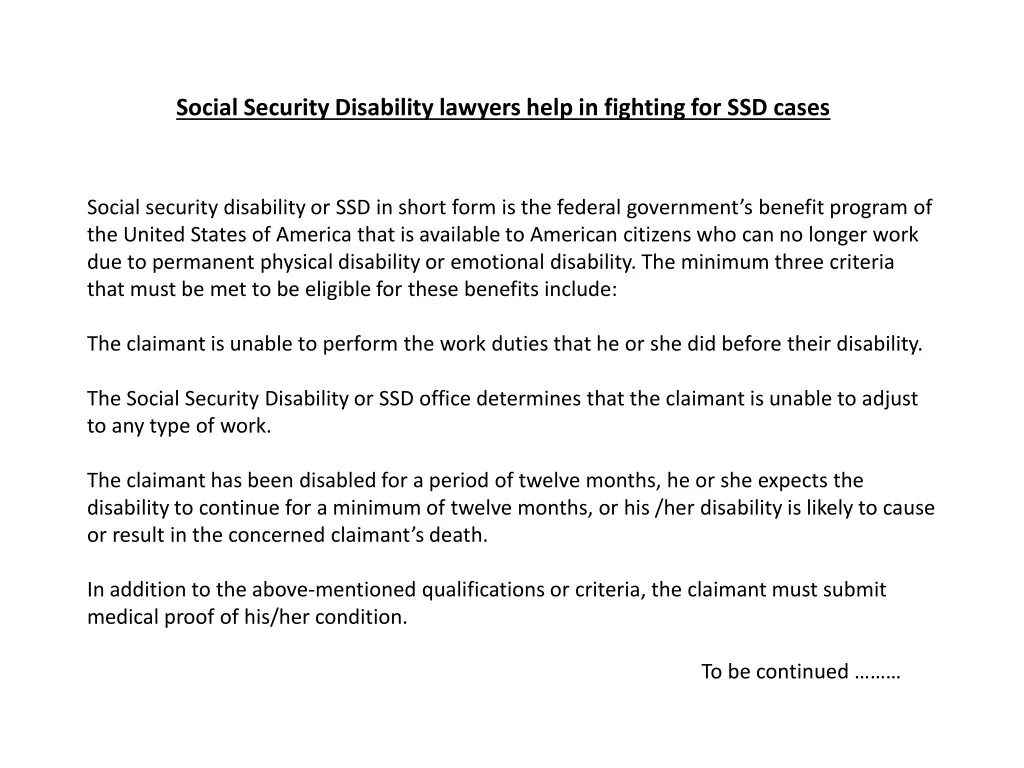 social security disability lawyers help in fighting for ssd cases