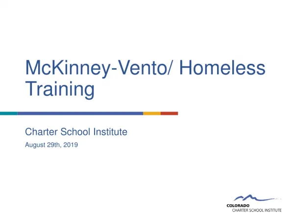 McKinney-Vento/ Homeless Training