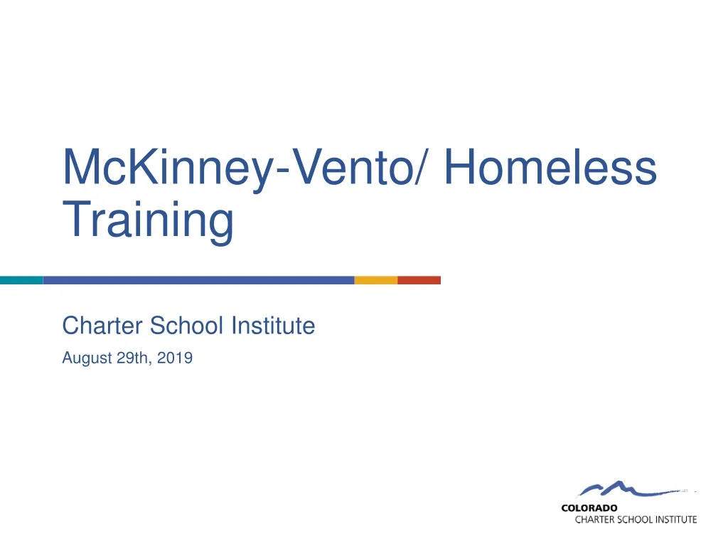 mckinney vento homeless training