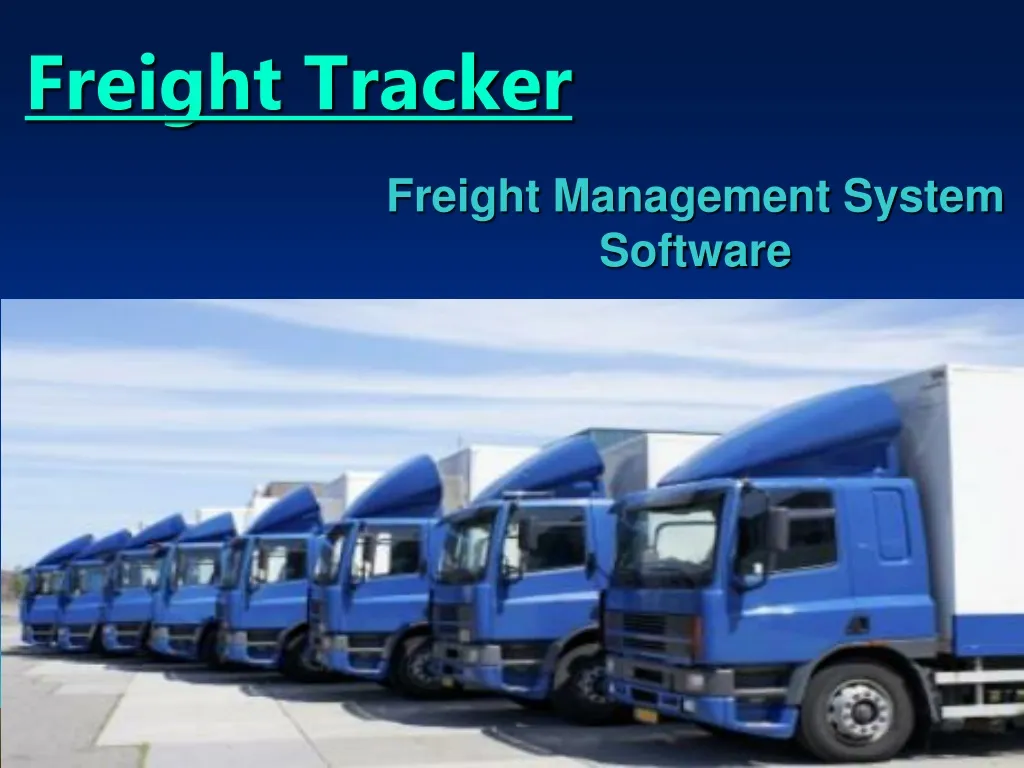 freight tracker