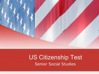 US Citizenship Test - slide 1