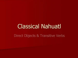 Classical Nahuatl - slide 1