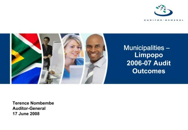 Municipalities Limpopo 2006-07 Audit Outcomes