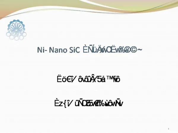 Ni- Nano SiC