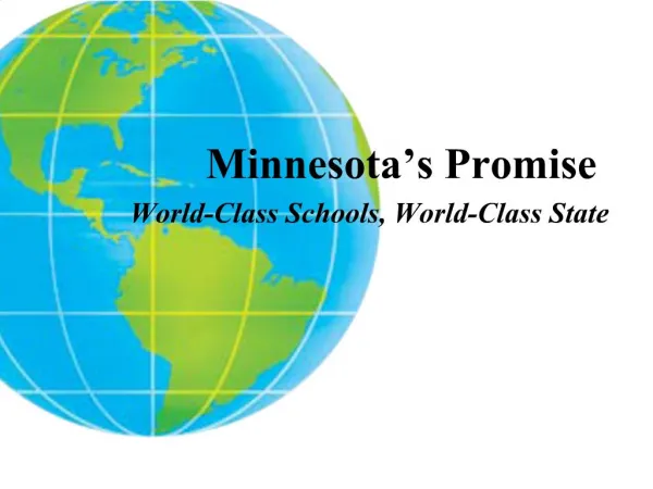 Minnesota s Promise