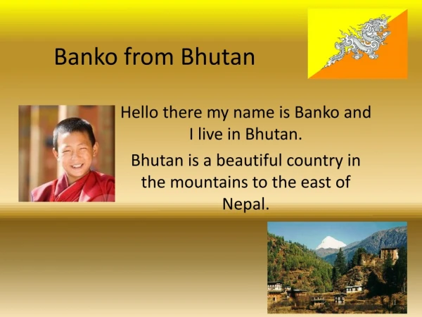 Banko from Bhutan