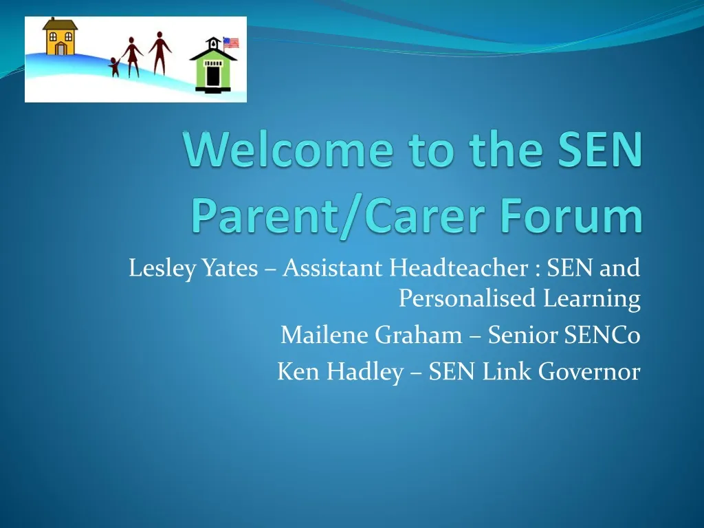welcome to the sen parent carer forum
