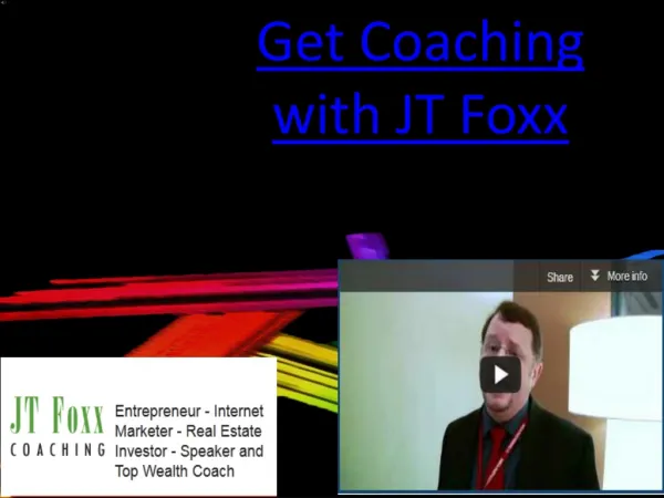 Get Coaching with JT Foxx