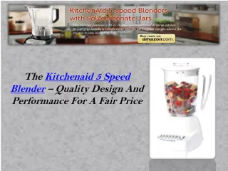 Kitchenaid Blender - slide 1