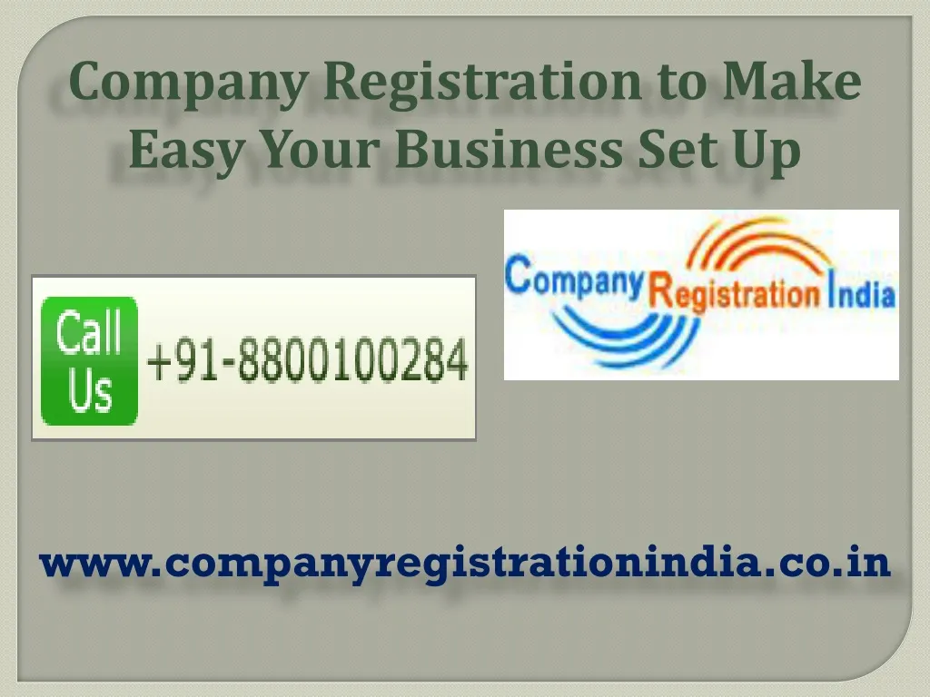 company registration to make easy your business