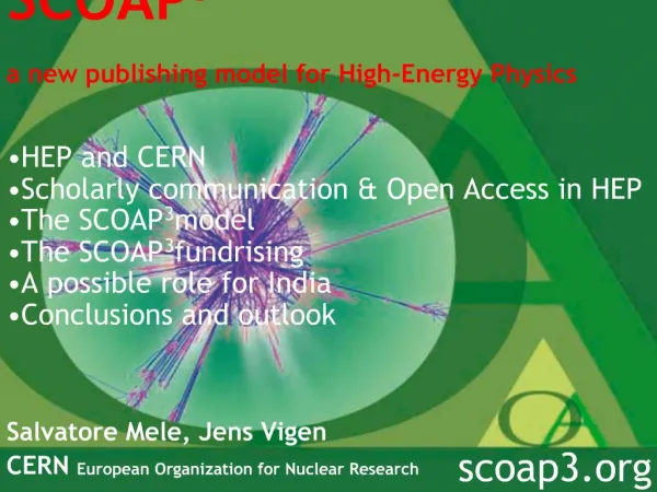 SCOAP3 a new publishing model for High-Energy Physics
