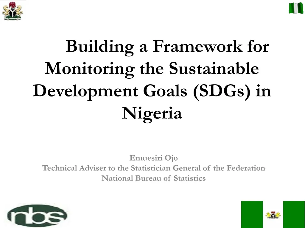 building a framework for monitoring the sustainable development goals sdgs in nigeria