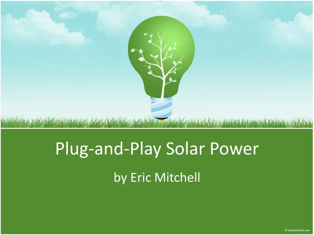 plug and play solar power