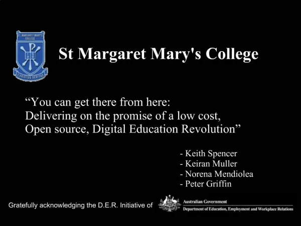 St Margaret Marys College