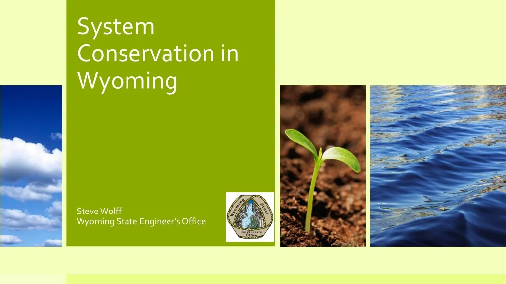system conservation in wyoming