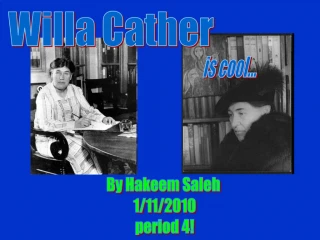 Willa Cather - slide 1