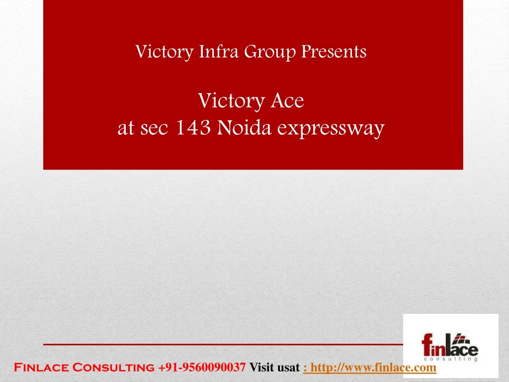 victory infra group presents victory