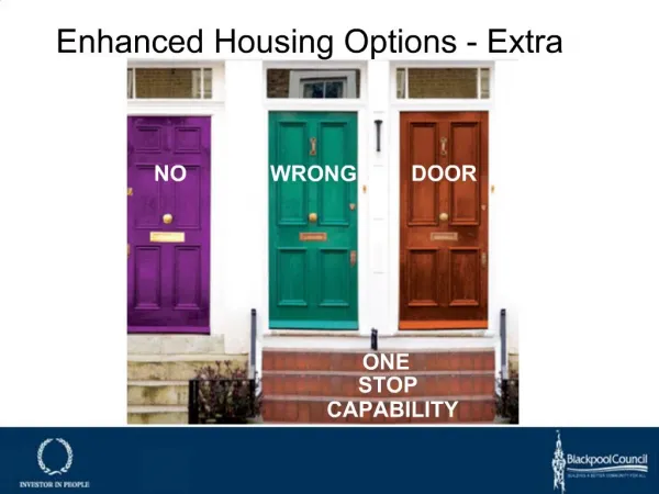 Enhanced Housing Options - Extra