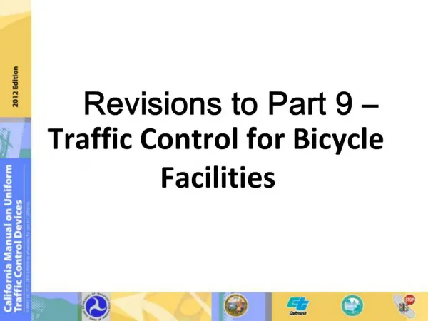 Revisions to Part 9 Traffic Control for Bicycle Facilities