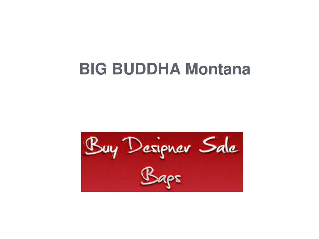 big buddha montana