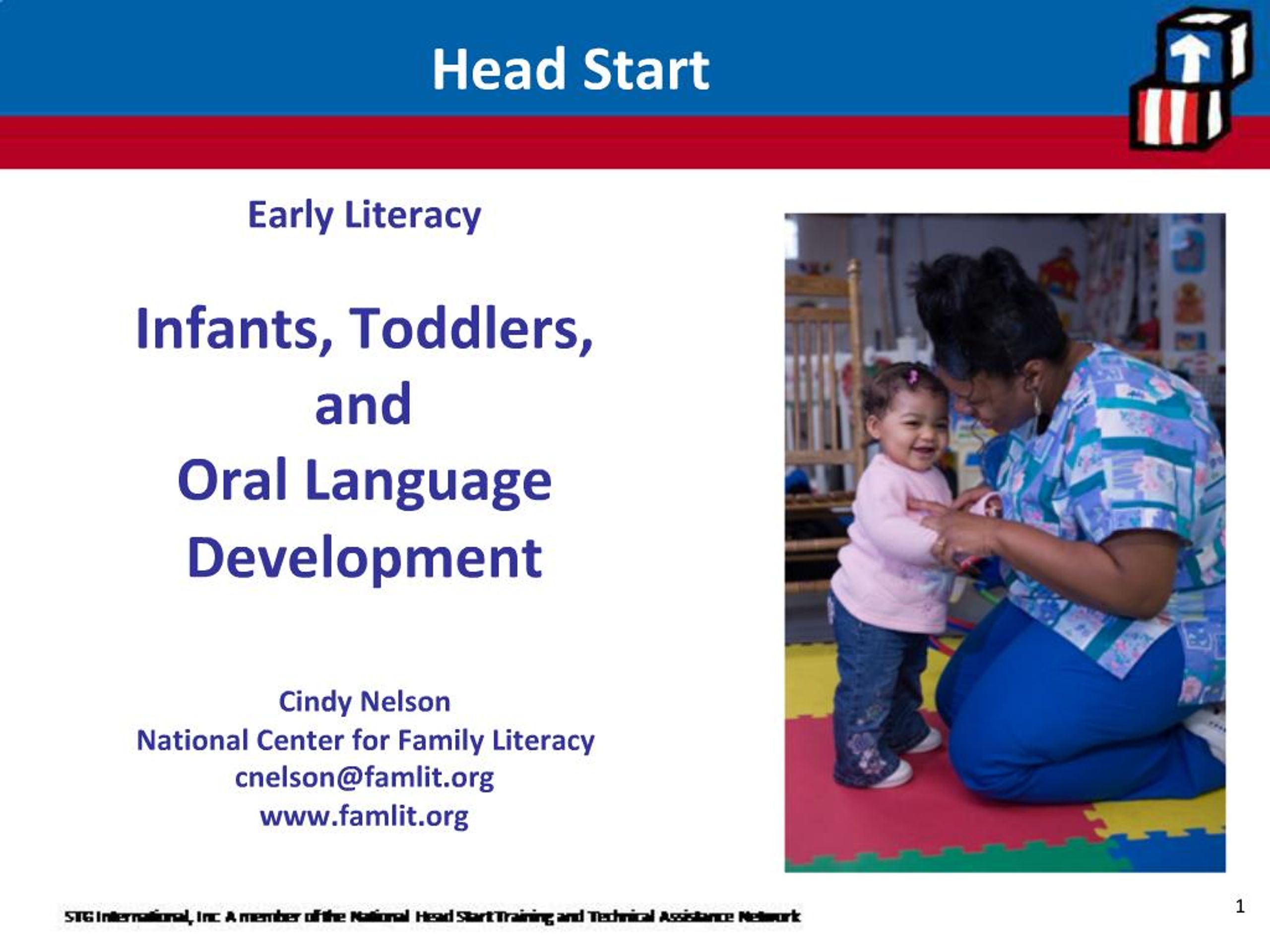 PPT - Nurturing Oral Language Development in Infants and Toddlers ...