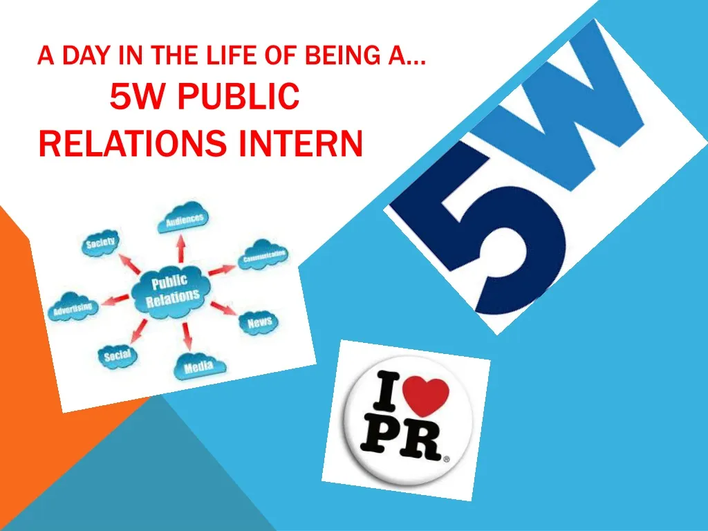 a day in the life of being a 5w public relations intern