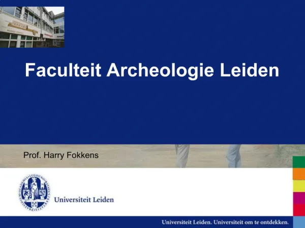 Faculteit Archeologie Leiden