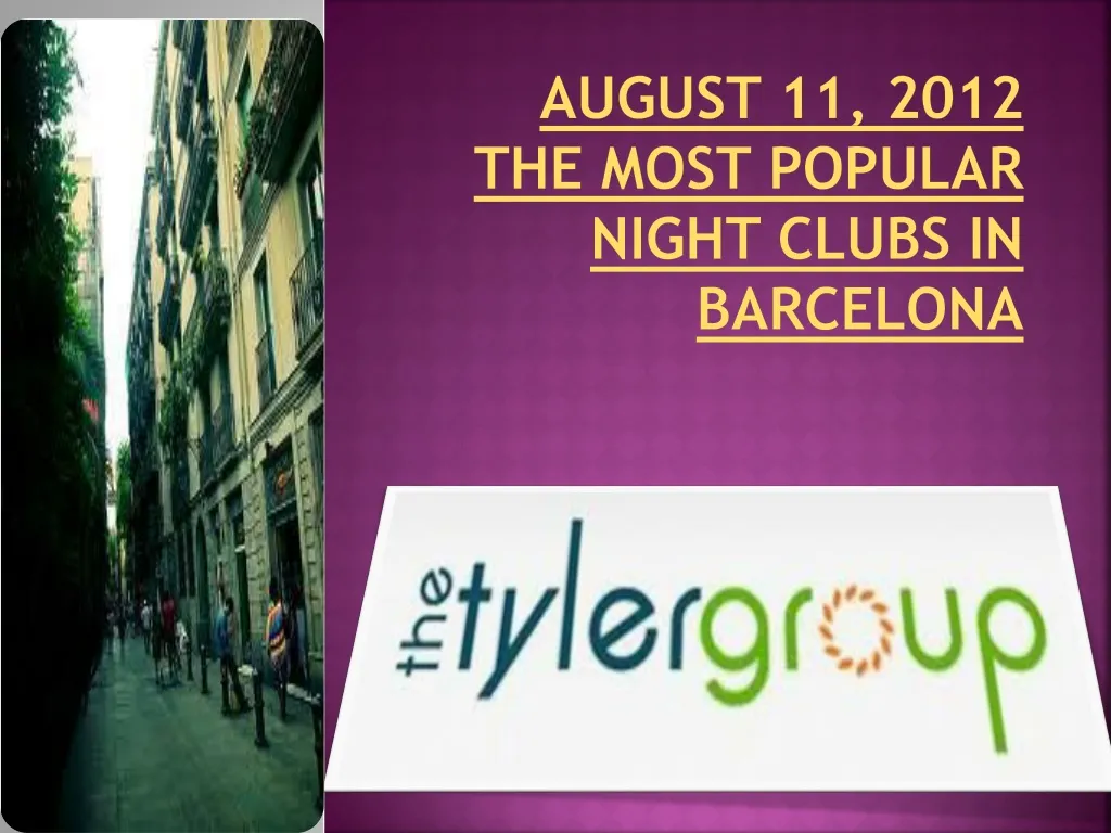august 11 2012 the most popular night clubs in barcelona
