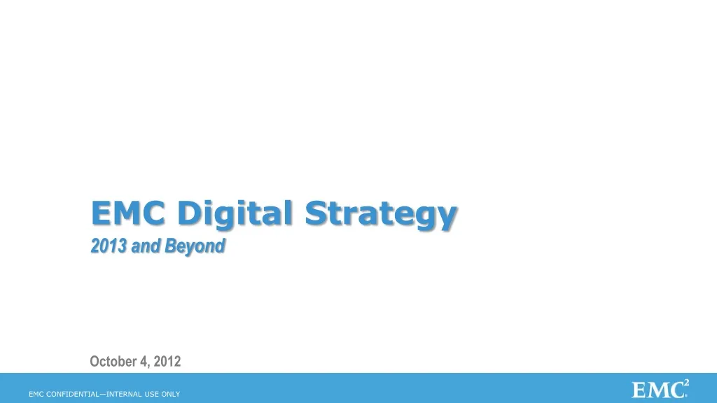 emc digital strategy