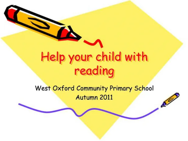 Help your child with reading