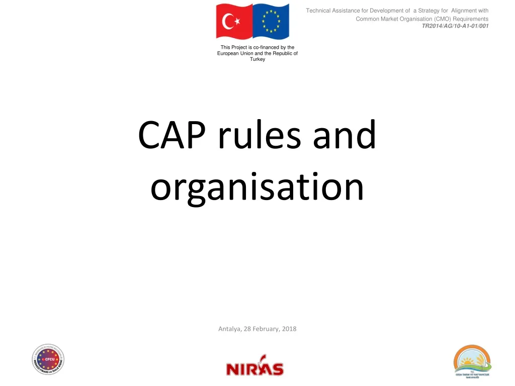 cap rules and organisation