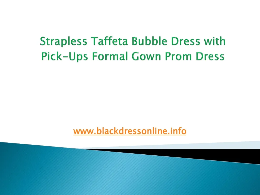 strapless taffeta bubble dress with pick ups formal gown prom dress