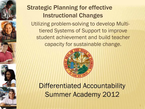 Strategic Planning for effective Instructional Changes