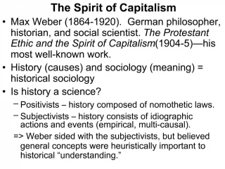 The Spirit of Capitalism - slide 1