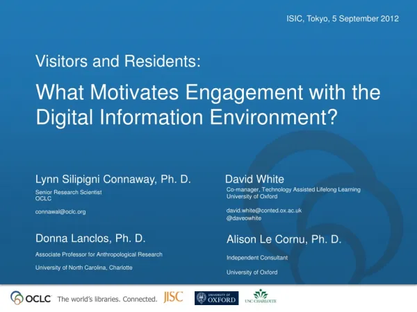 What Motivates Engagement with the Digital Information Environment?