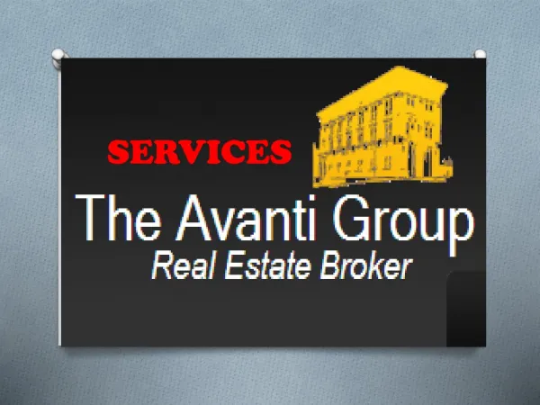 The Avanti Group - Services